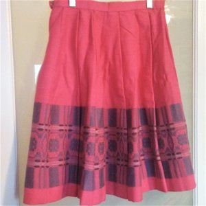 Hand-Woven Vintage Wool Skirt